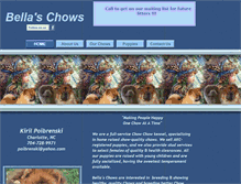 Tablet Screenshot of bellachows.com